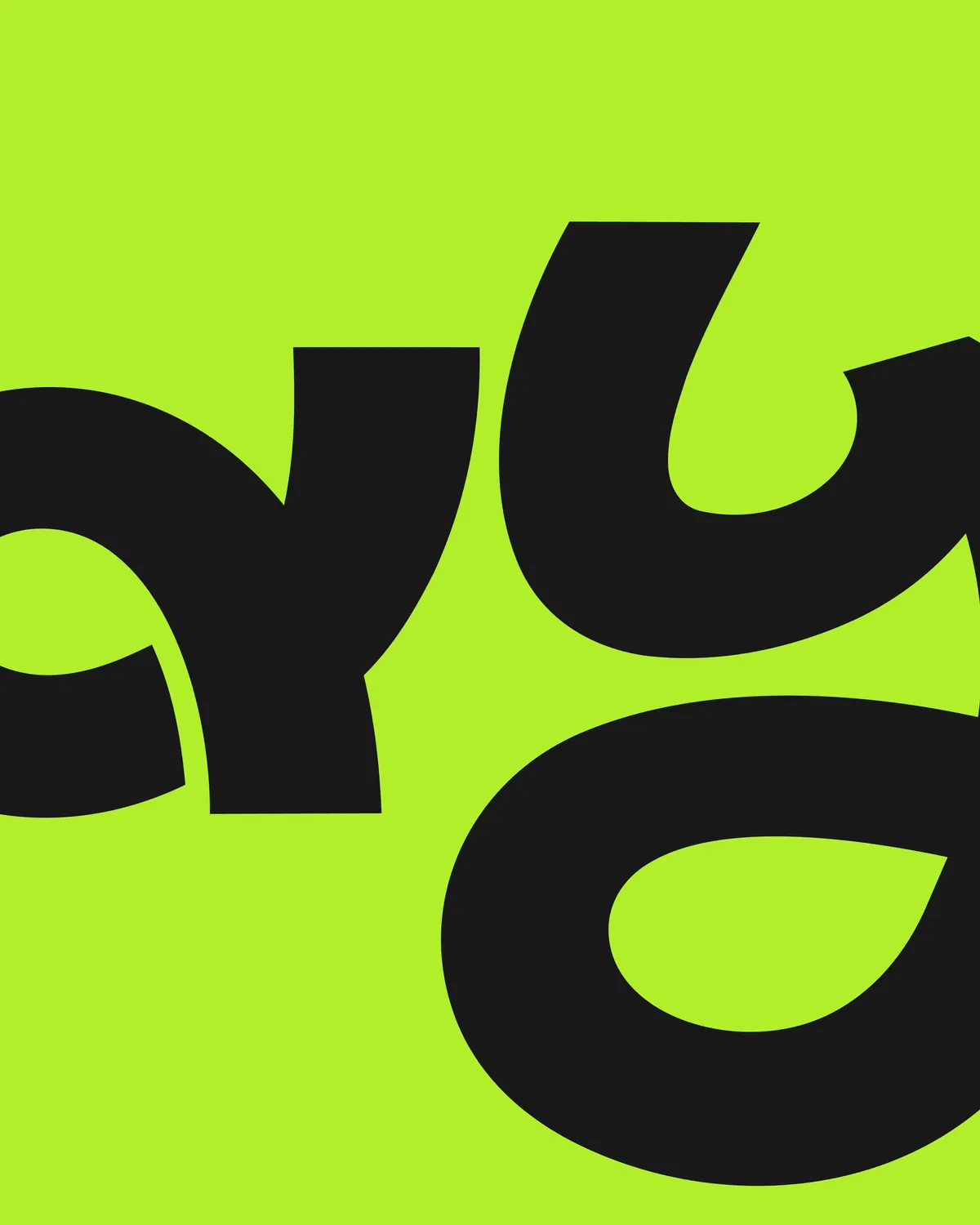 tayra, Yeni Kimlik: Logo, Tipografi çalışmasından kare